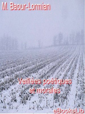 cover image of Veillées poétiques et morales